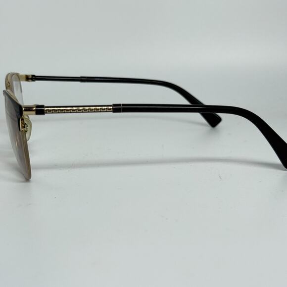 Versace VE Cat Eye Gold/Black Metal Cat-Eye Eyeglasses 52-17 H17891 - Picture 2 of 7